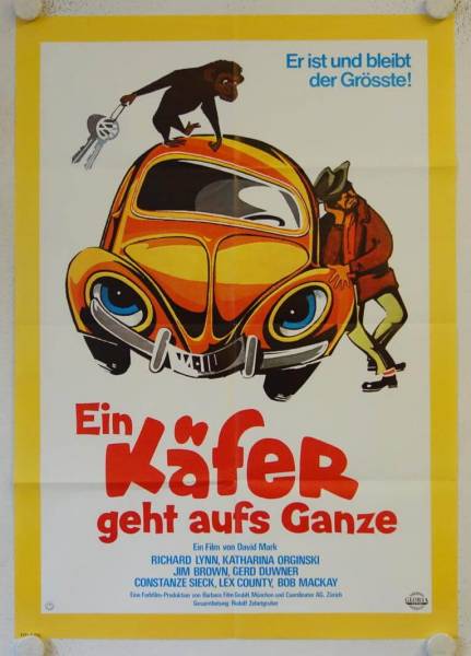 The Love Bug Rally original release german movie poster